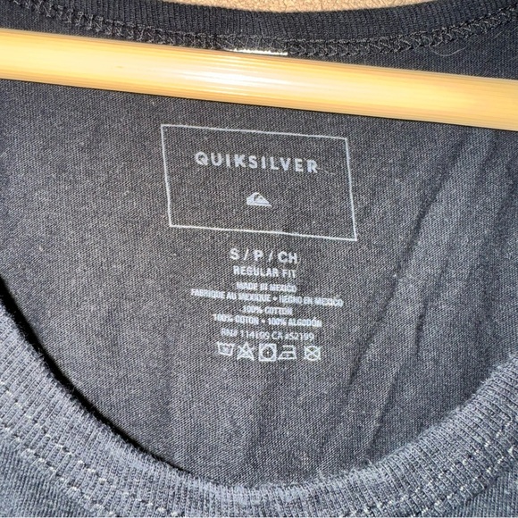 Quiksilver Black Yellow Sleeveless Tank Top - Picture 3 of 5